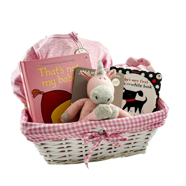 Newborn Baby Girl Gift Basket