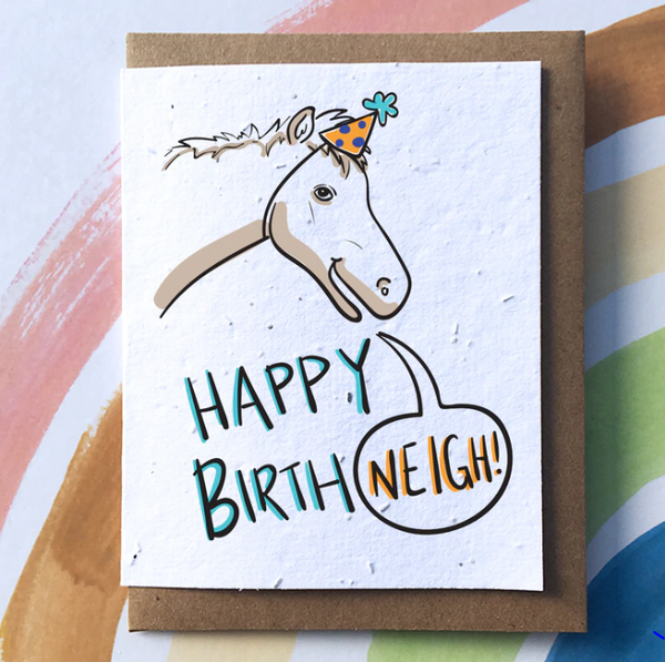 Happy BirthNeigh Greeting Card (SowSweet)