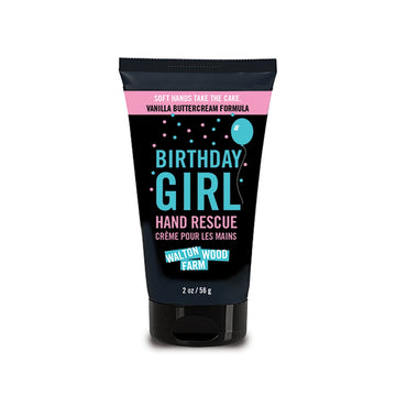 Birthday Girl Hand Rescue - 2oz tube - 2oz Birthday Girl Hand Rescue tube with vanilla buttercream scent, unique Canadian handmade gift.