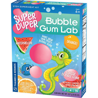 Super Duper Bubble Gum Lab (Thames & Kosmos) kids STEM experiment kit