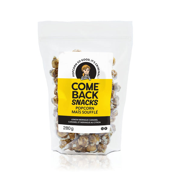 Lemon Meringue Caramel Popcorn (Comeback Snacks)