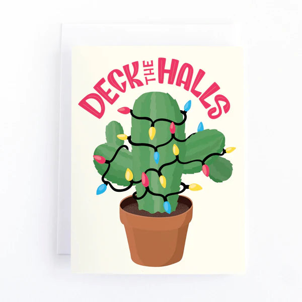 Deck the Halls Christmas Card