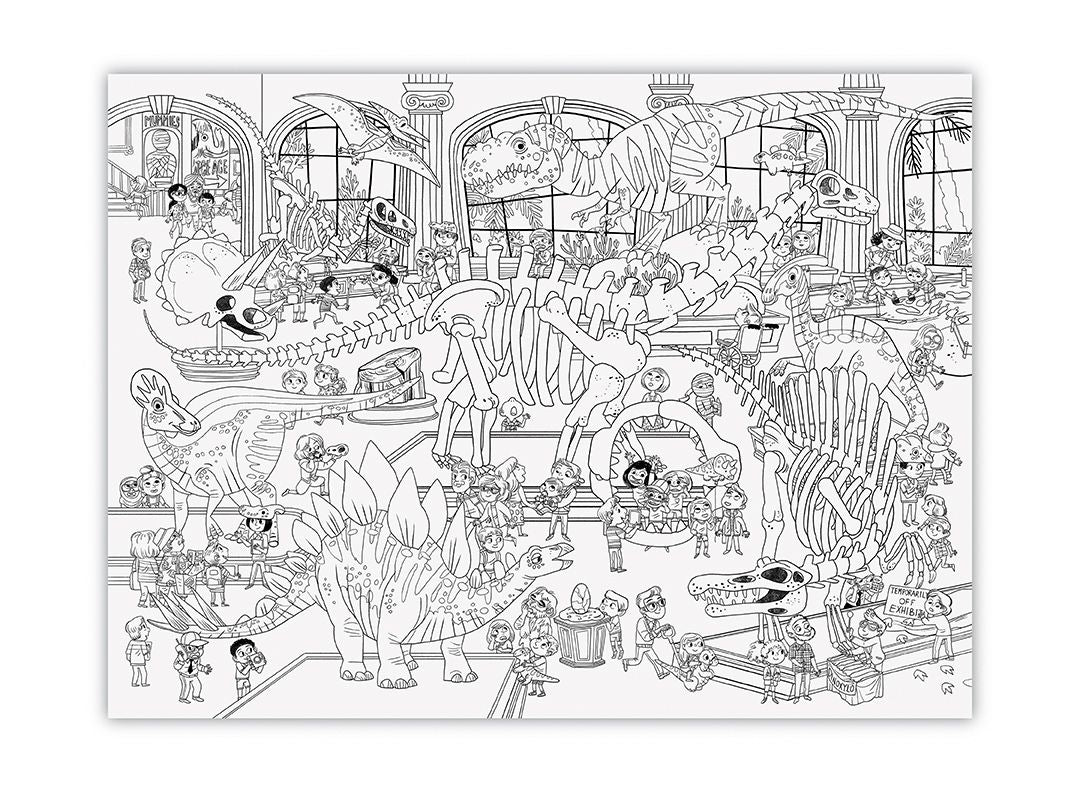  Giant Colouring Poster (Day at the Zoo)