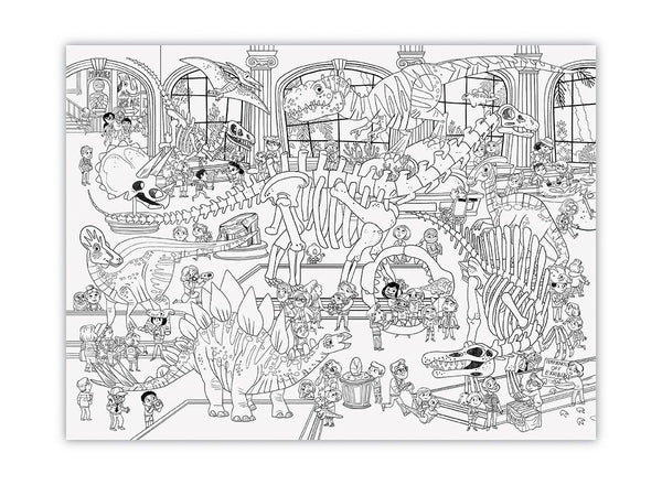  Giant Colouring Poster (Day at the Zoo)