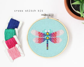 Dragonfly Cross Stitch Kit