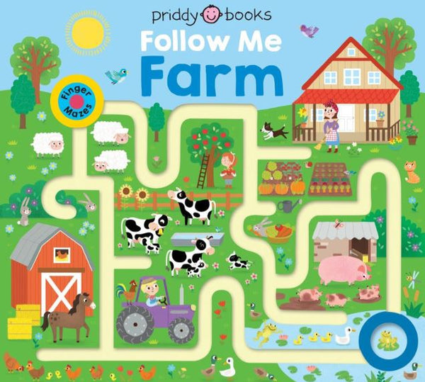  Maze Book: Follow Me Farm (Board Book)