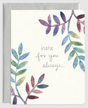 Greeting card support