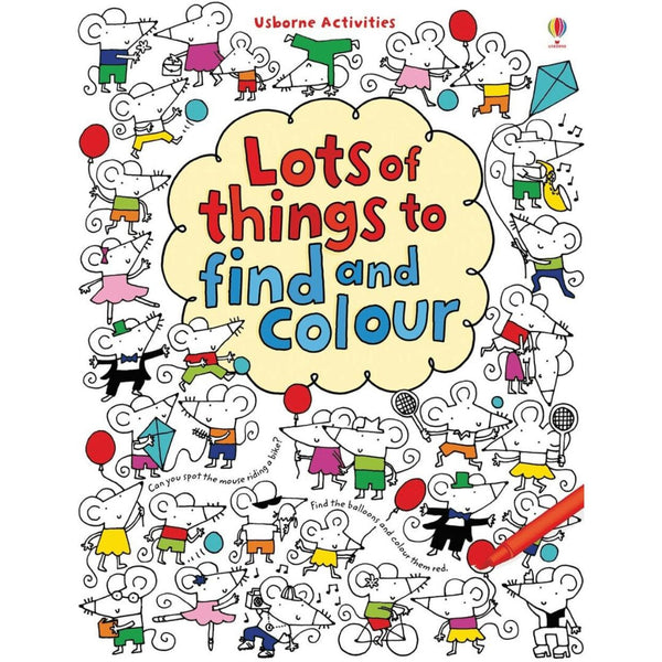 Lots of Things to Find and Colour book