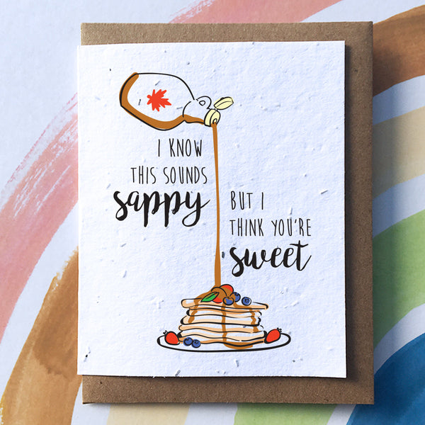 Sappy + Sweet Greeting Card (SowSweet)