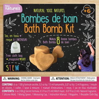 Kiss Naturals Bath Bomb Making Kit 100% Natural Ages 6+
