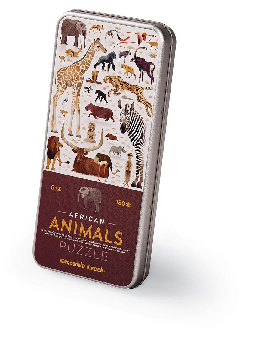 150 PC Tin Puzzle - African Animals