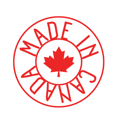 Made in Canada red stamp
