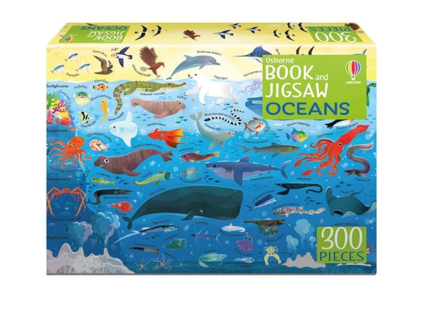 Usborne Book & Jigsaw: Oceans (300pcs)