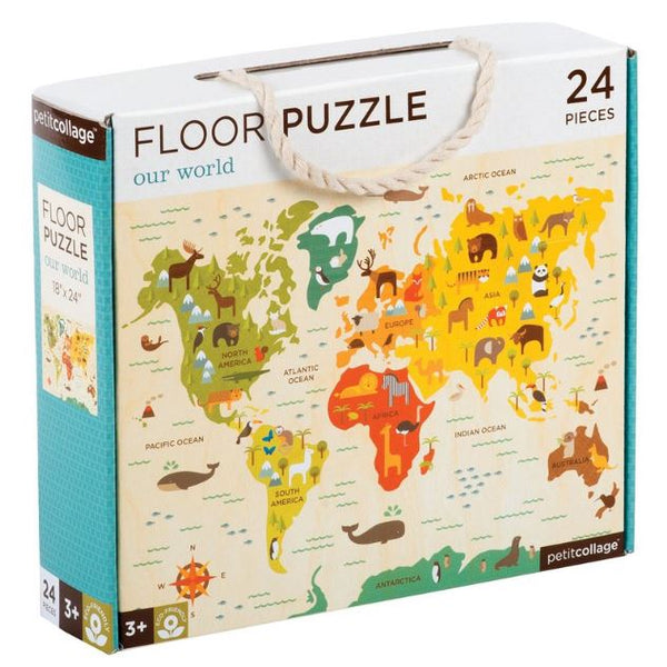 Our World 24-Piece Floor Puzzle (Petit Collage)