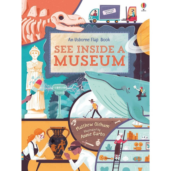 See Inside A Museum- flap book children's