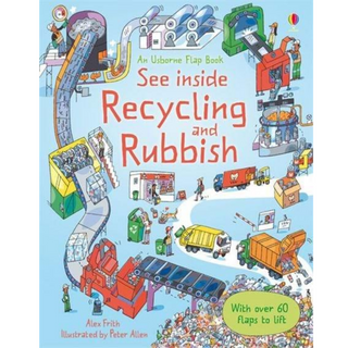 See Inside Recycling & Rubbish -lift-the-flap children's book