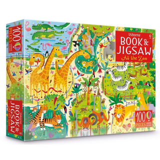 At the Zoo puzzle Book and Jigsaw 100 pieces