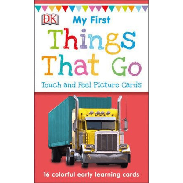 Touch & Feel Flashcards: Things that Go children's early learning picture cards