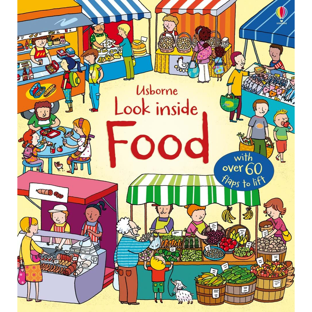 Look Inside Food -Lift-the-flap children's book