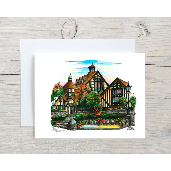 Toronto Art Greeting Card - The Old Mill