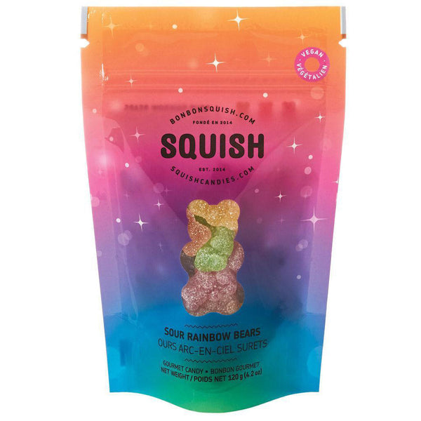 Vegan Sour Rainbow Bears (Squish)