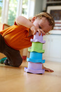 Stacking cups baby playing (Green Toys)