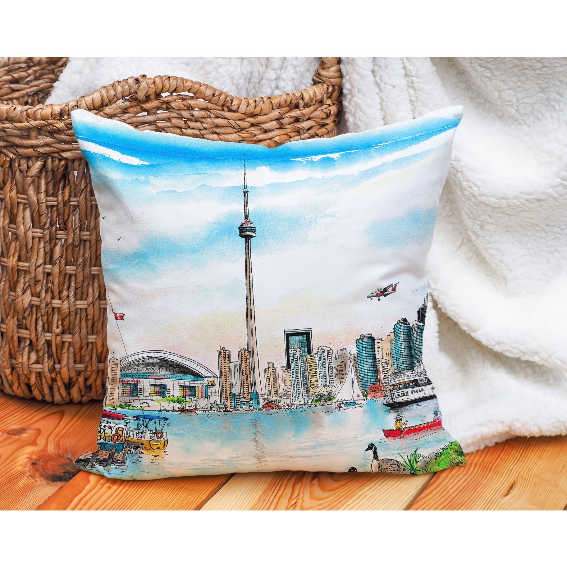 Toronto Art Pillow