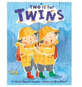 Two is for Twins children's board book