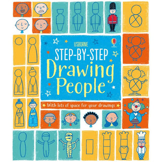 Step-by-step drawing people -drawing book