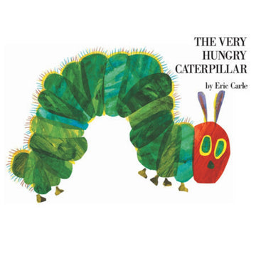 The Very Hungry Caterpillar (Board Book) - Colorful board book cover of The Very Hungry Caterpillar with a vibrant green caterpillar illustration, a unique handmade.
