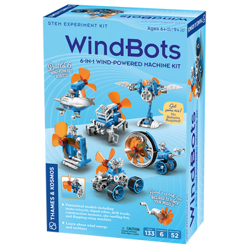 WindBots: 6-in-1 Wind-Powered Machine Kit