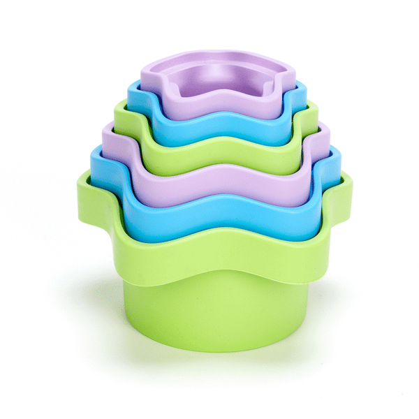 Stacking cups (green toys)