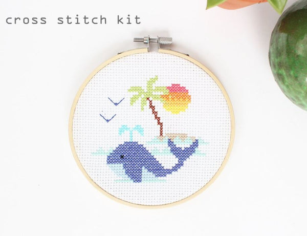 Wilma the Whale Cross Stitch Kit