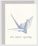 With Deepest Sympathy greeting card 