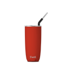 24oz Poppy Red Tumbler with Straw-1