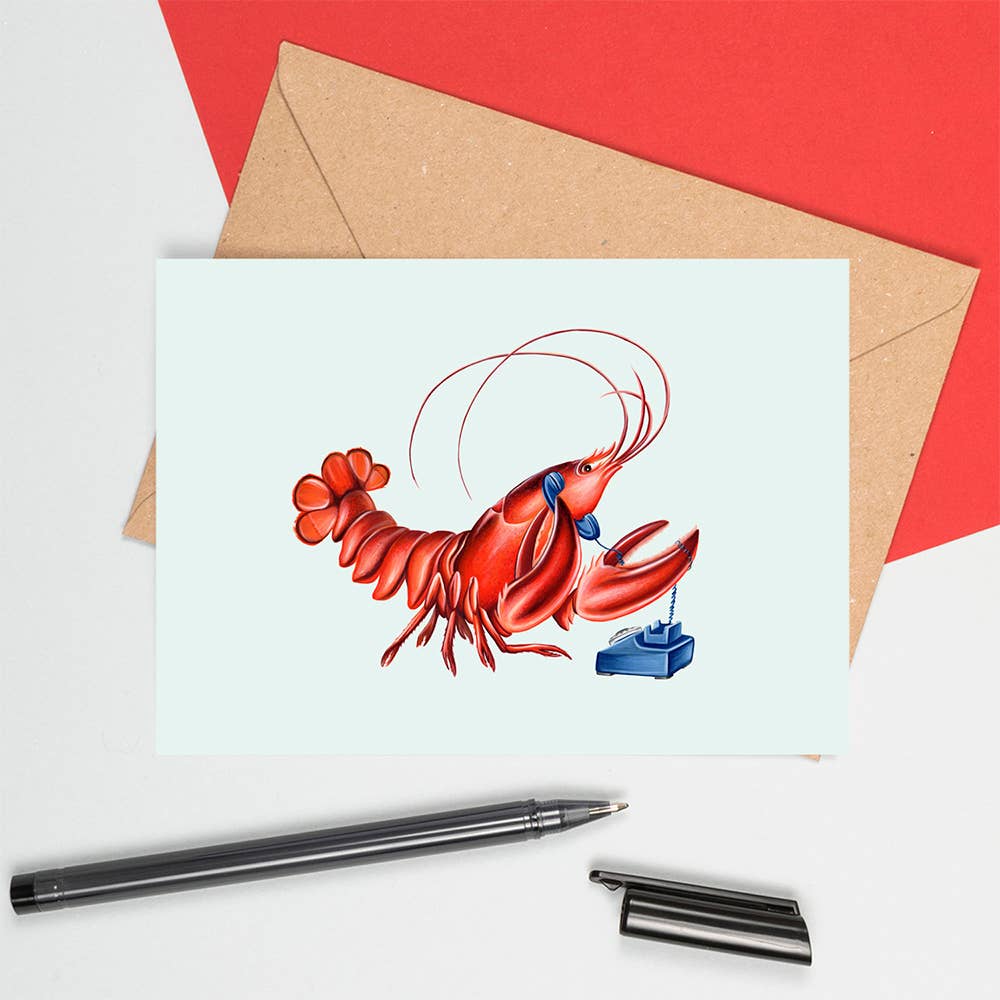 Lobster on the Phone Card