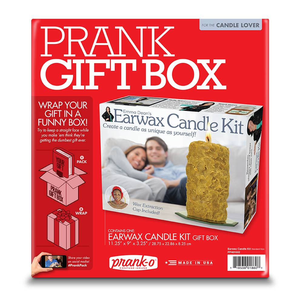 Prank Gift Box Earwax Candle Kit