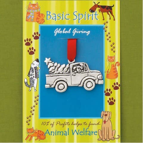 Dog Truck Animal Welfare Global Giving Ornament