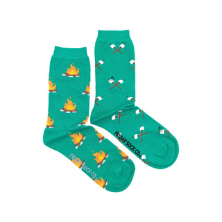 Women’s Socks | Campfire & Marshmallow | Mismatched Socks