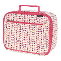 Pink lunch box with pink hearts by Keep Leaf