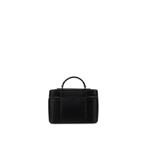 The Bella - Black Vegan Leather Makeup Bag