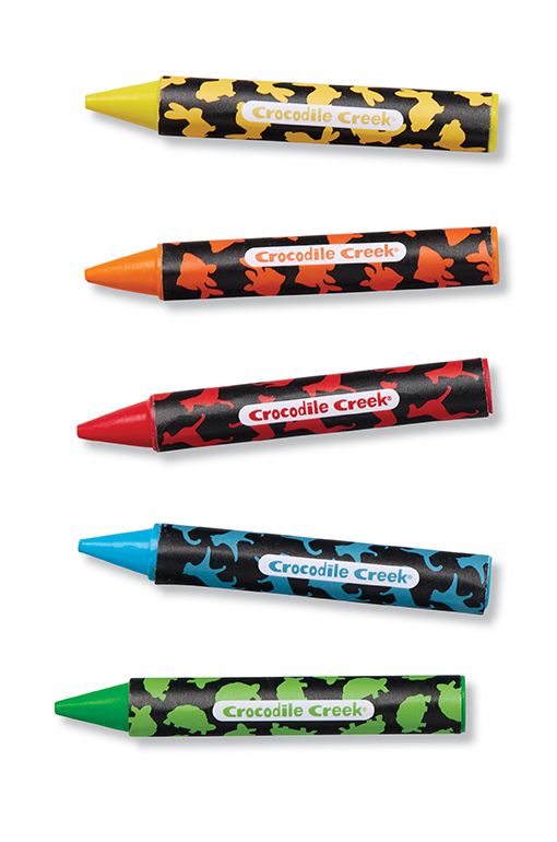 5 crayons 