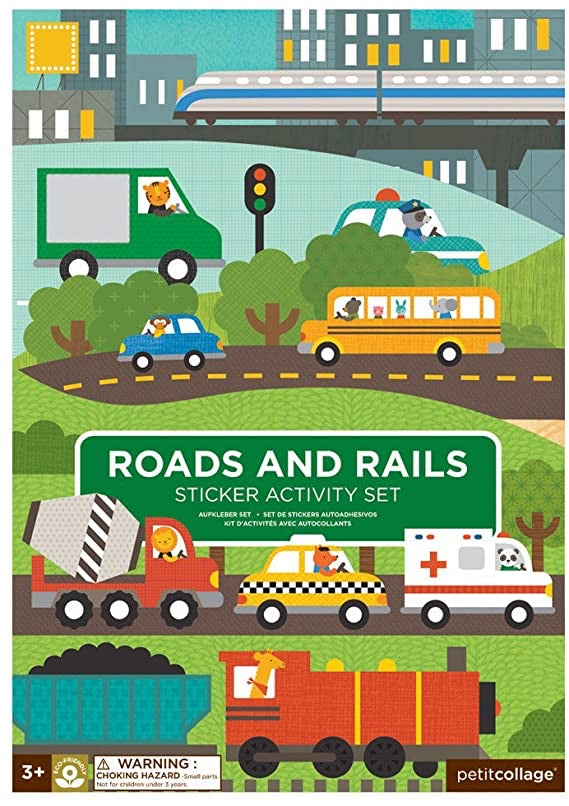 Roads and Rails Sticker Activity Set