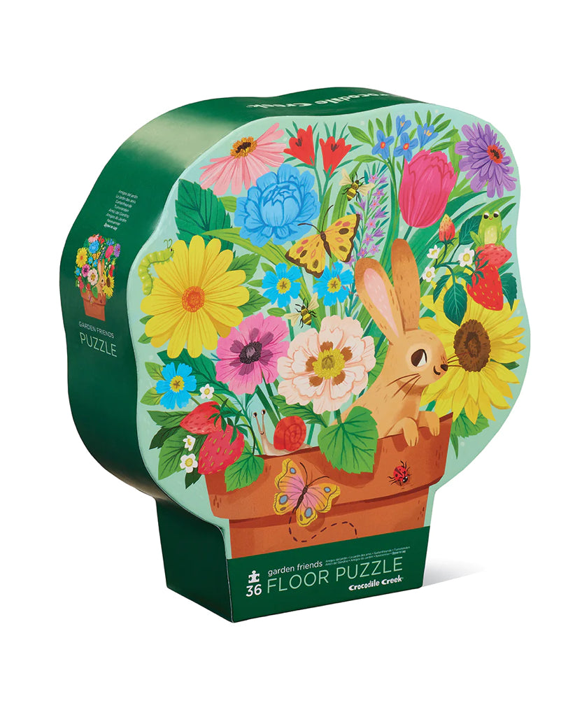 36 Piece Puzzle: Garden Friends puzzle box 