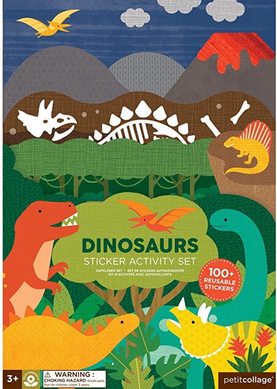 Dinosaur Sticker Activity Set Petit Collage