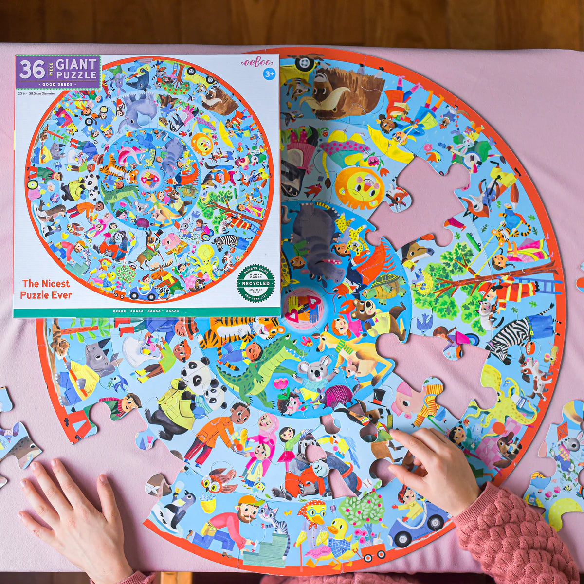  Good Deeds 36 Piece Giant Round Puzzle