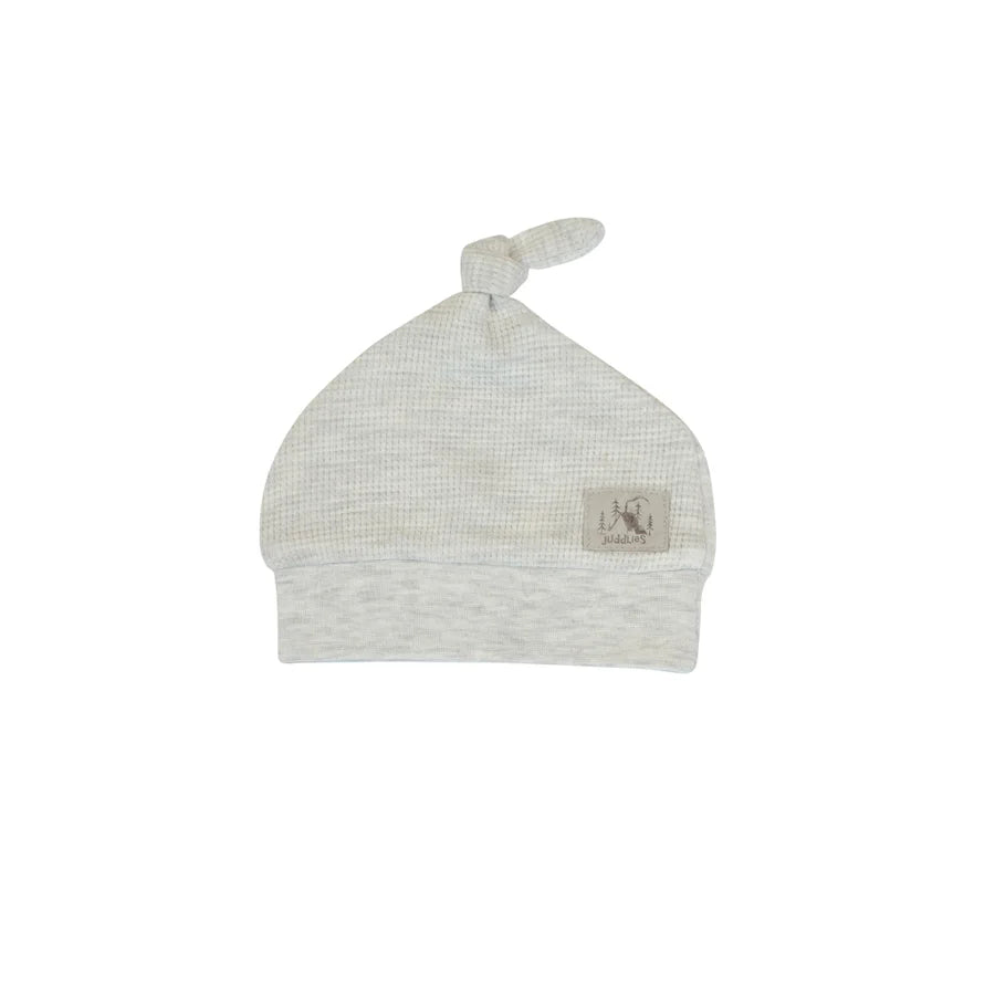  Mini Waffle Collection - Newborn Hat - Light Grey