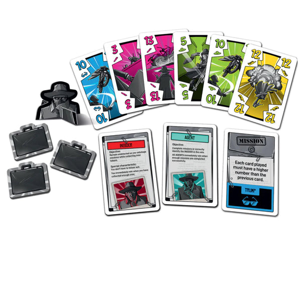 Contents of Inside Job (cooperative game)