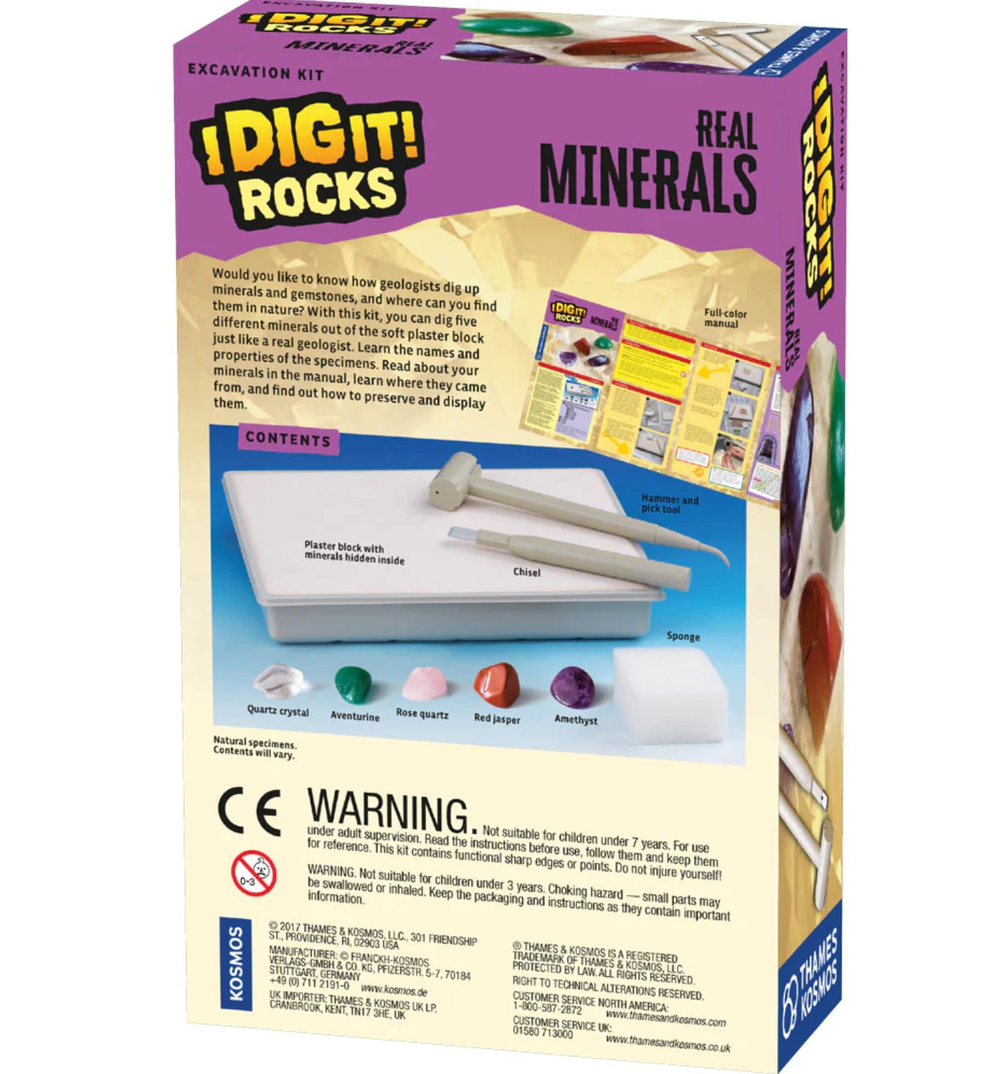 I Dig It! Rocks - Real Minerals Excavation Kit