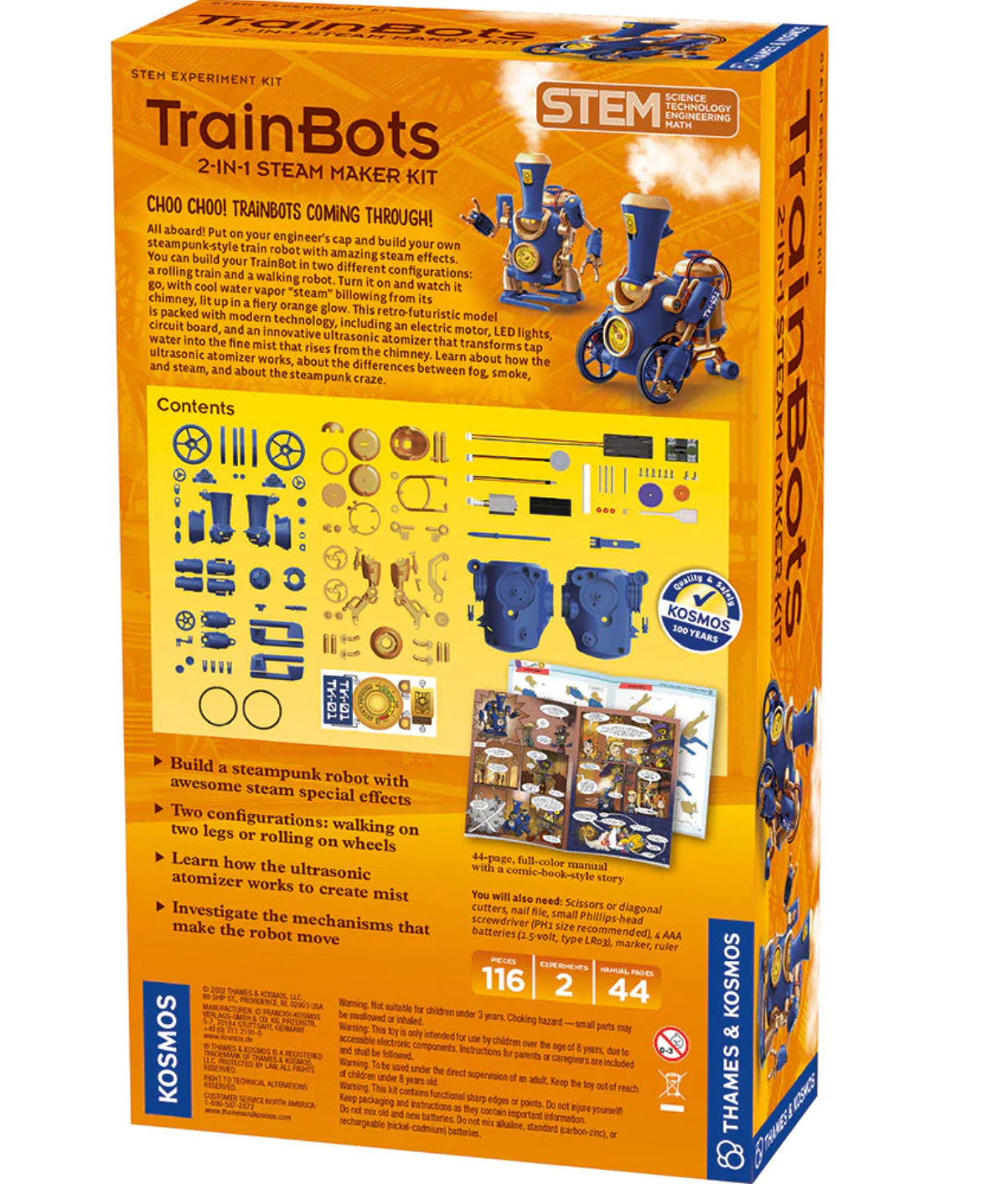 TrainBots : 2 in 1 STEAM maker kit